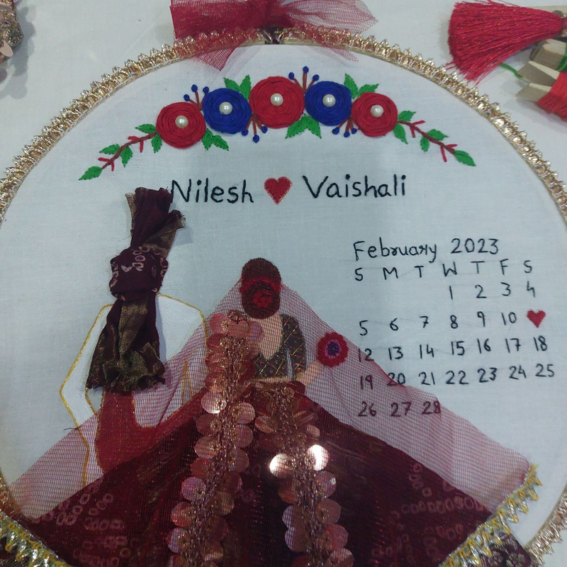 Embroidery Wedding Hoop